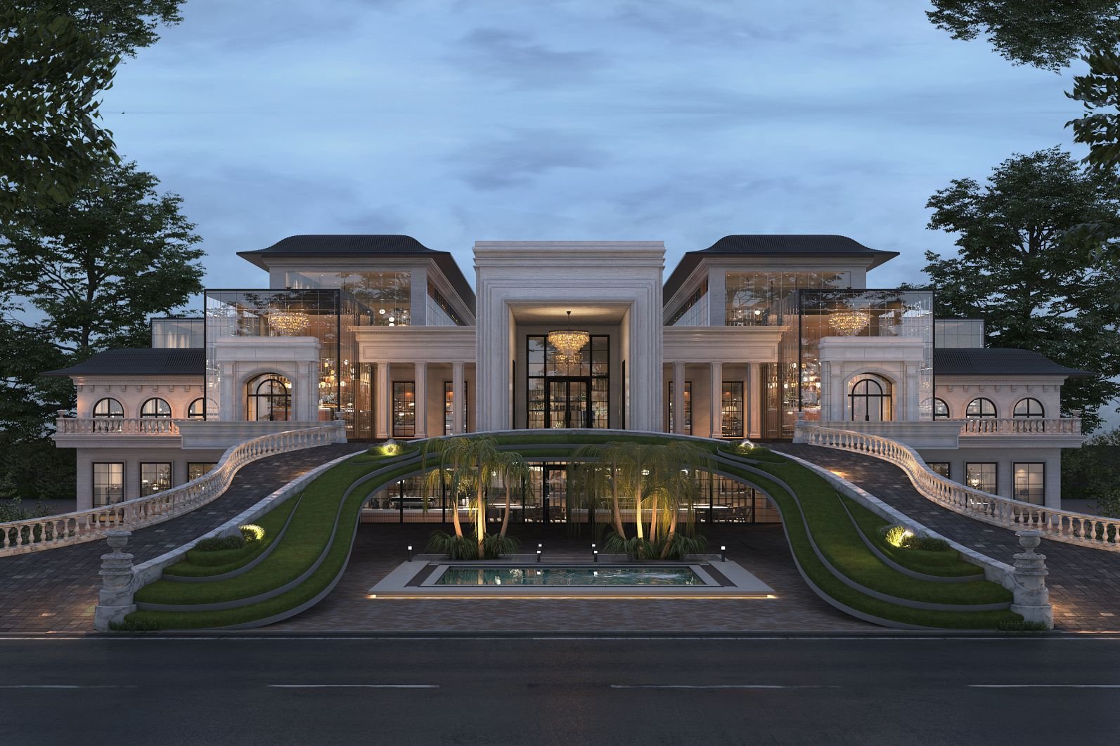 Luxury Delhi apartment interior designed by HBS Architecture